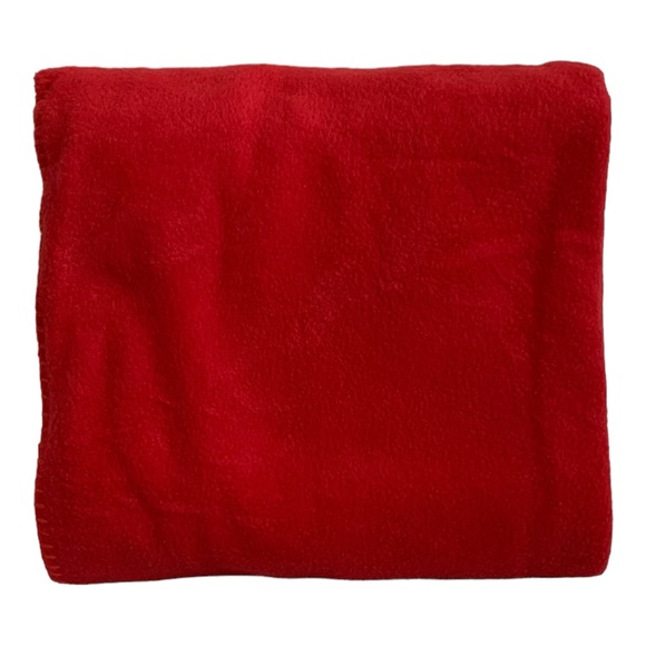 New PLUSH THROW BLANKET Red Plush Blanket Soft Blanket - Picture 3 of 3